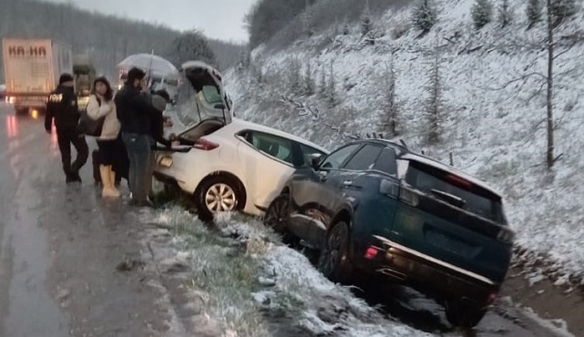 Samsun'da zincirleme kaza: 17 yaralı