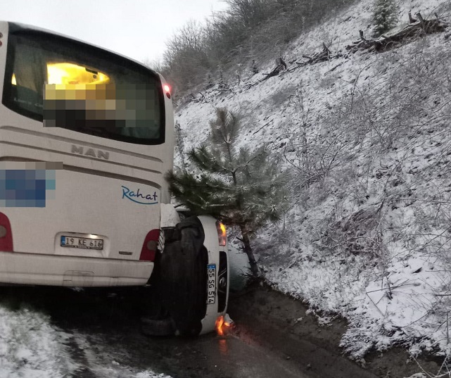 Samsun'da zincirleme kaza: 17 yaralı
