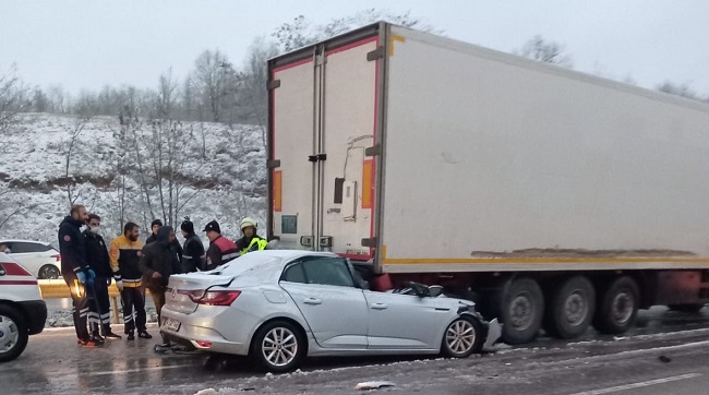 Samsun'da zincirleme kaza: 17 yaralı