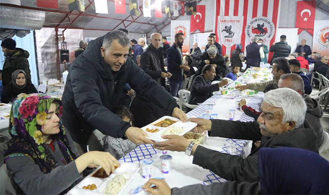 Atakum Belediyesi’nden deprem bölgesinde iftar programı
