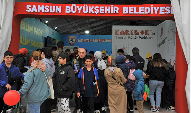 Samsun Büyükşehir Belediyesi standına yoğun ilgi