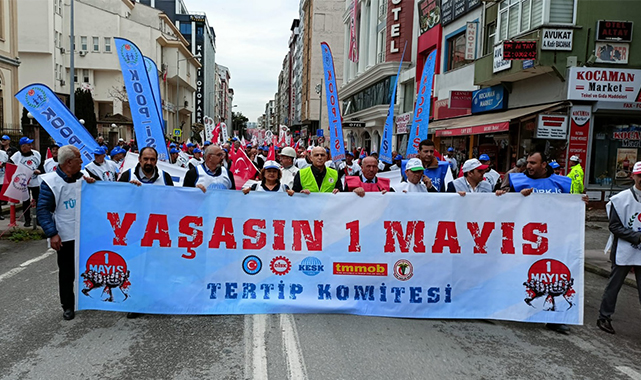 Samsun'da 1 Mayıs coşkusu