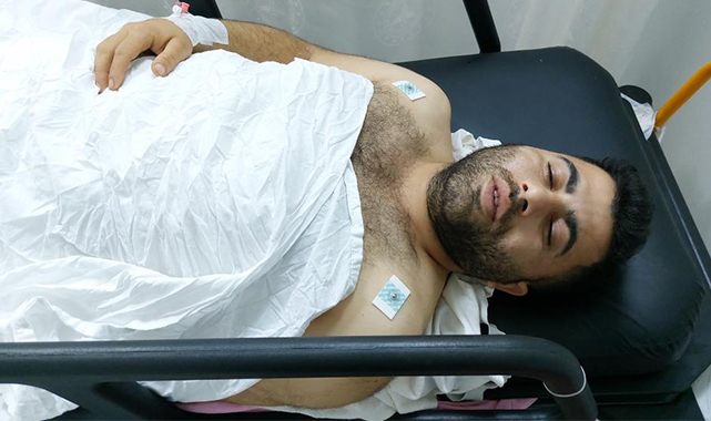 Kardeşinden boşanan eniştesini silahla yaraladı