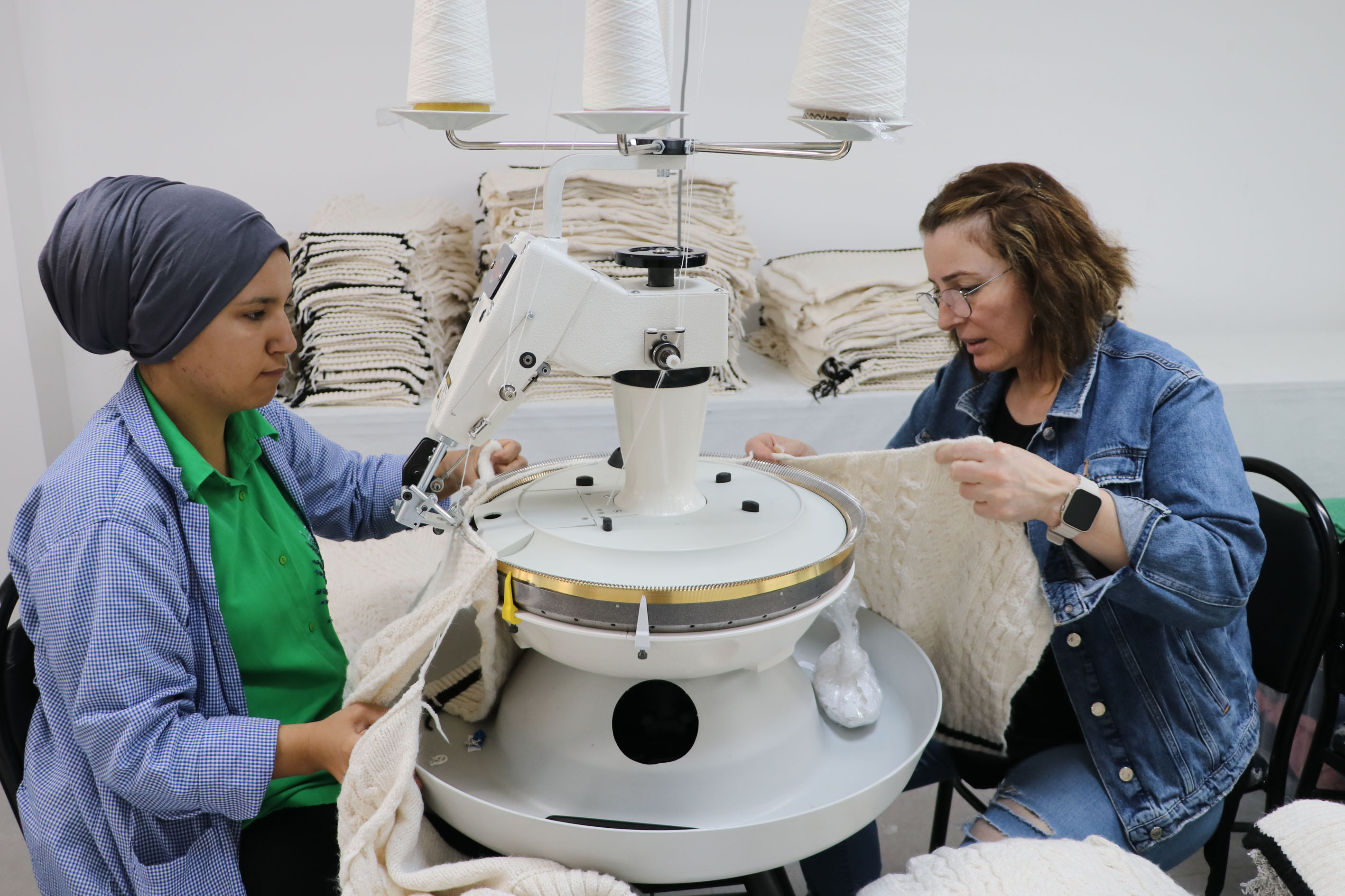 Havza OSB'de kenevirle ilgili işbaşı eğitimi