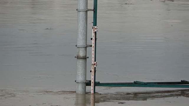 Sağanak yağış Yeşilırmak Nehri'nin debisini yükseltti