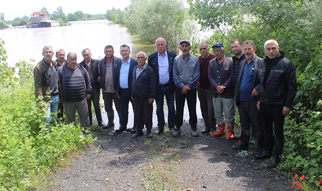 Çarşamba'da tarım arazileri sular altında
