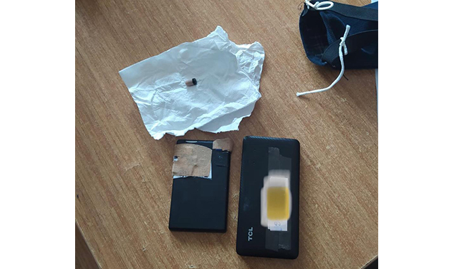 Kameralı kopya düzeneği ile sınava girdi!