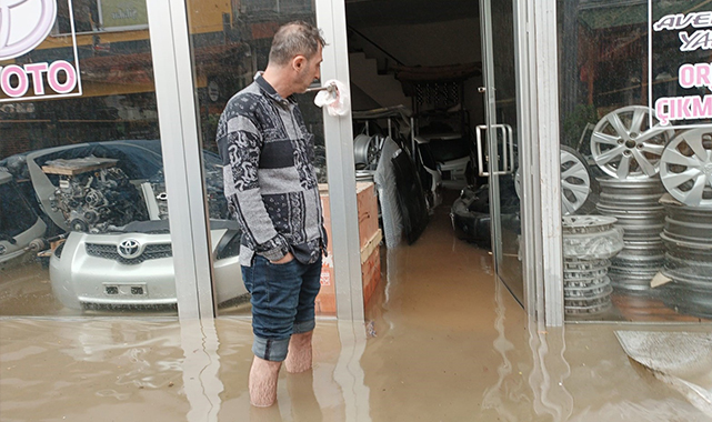 Samsun'da sanayi bölgesi göle döndü
