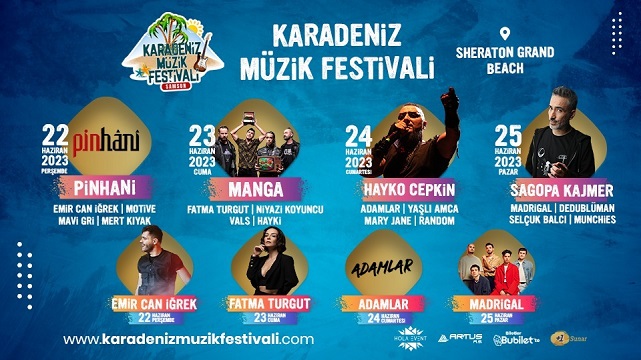 Samsun'da 7'den 70'e herkeste festival heyecanı