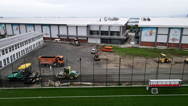 Büyükşehir milli maç için hazırlıyor