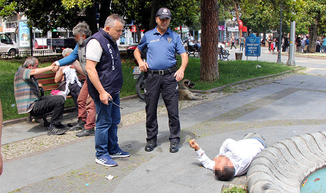 Atatürk Parkı’nı sarhoşlar mesken tutuyor!