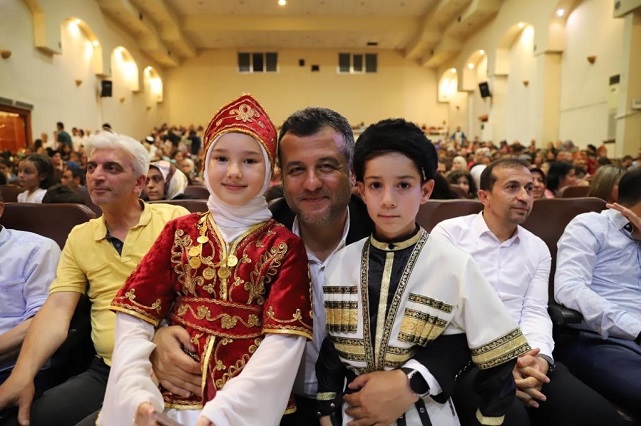 Çarşamba'da kurslara katılanlar gösteri sahneledi