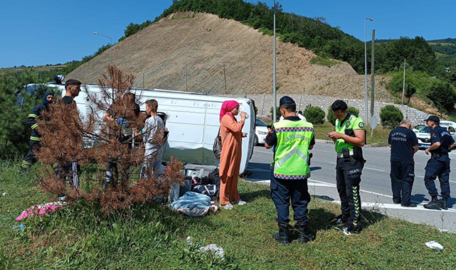 Düğün dönüşü kaza: 7 yaralı