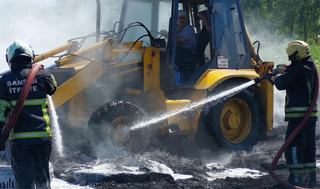Tekkeköy'de yangın paniği! Dumanlar yükseldi