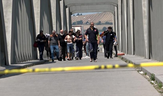 Gelin Köprüsü'nde intihar girişimi! Vatandaş canlı yayın derdinde