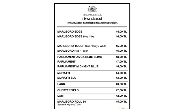 Sigara fiyatlarına yeni zam geldi