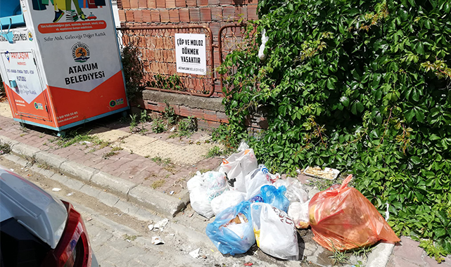 Atakum Belediyesi'nden 'çöp konteyneri' tepkisi