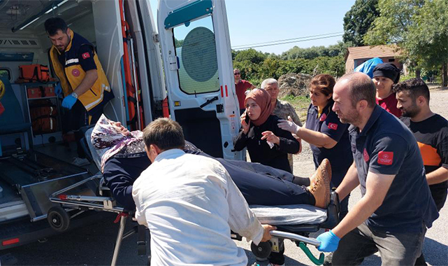 Freni tutmayan tır yol kenarındaki araca çarptı: 1'i ağır 3 yaralı