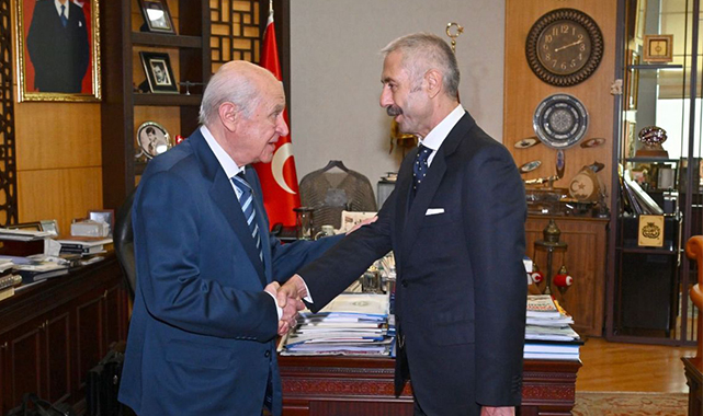 Sedat Şahin Bahçeli'yi ziyaret etti