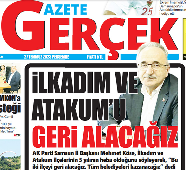 İYİ Parti Samsun İl Başkan Aksoy'dan AK Parti İl Başkanı Köse'ye yanıt