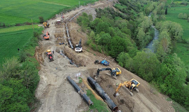 5 ilçeyi ilgilendiren dev proje devam ediyor