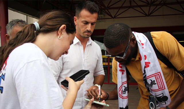 'Taklacı şahin' Samsun'a indi