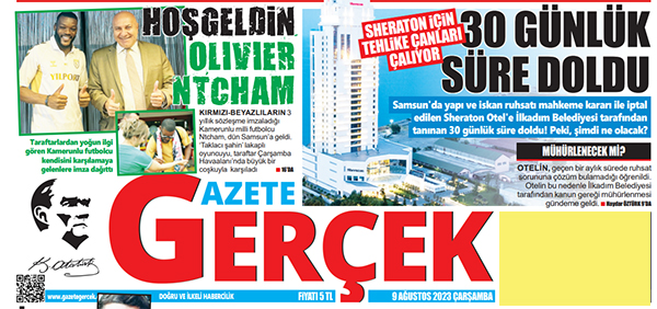 Samsun Sheraton Otel için tehlike çanları çalmaya başladı