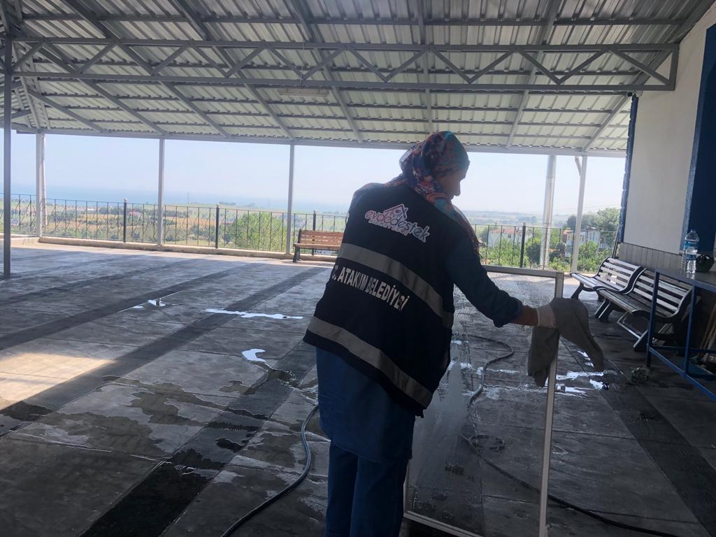 Atakum Belediyesi’nden temizlik seferberliği