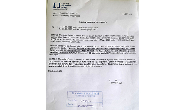 Mimarlar Odası'ndan Sheraton için kritik hamle!