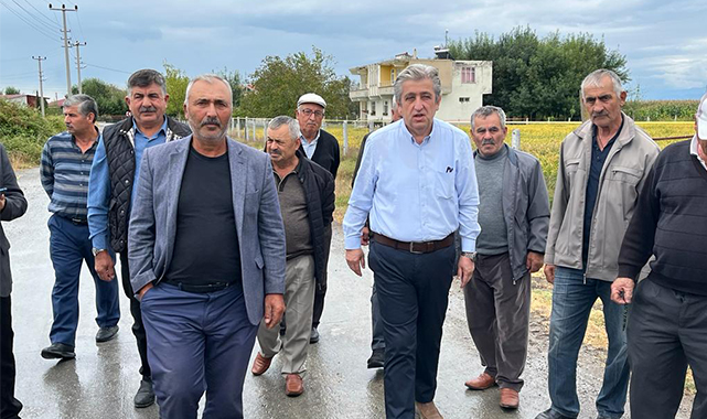 Murat Çan Bafra’da! Çeltik üreticilerini dinledi