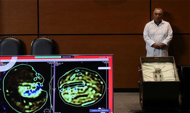 Uzaylı kalıntısını ilk kez gösterdiler: 1000 yaşında oldukları tahmin ediliyor