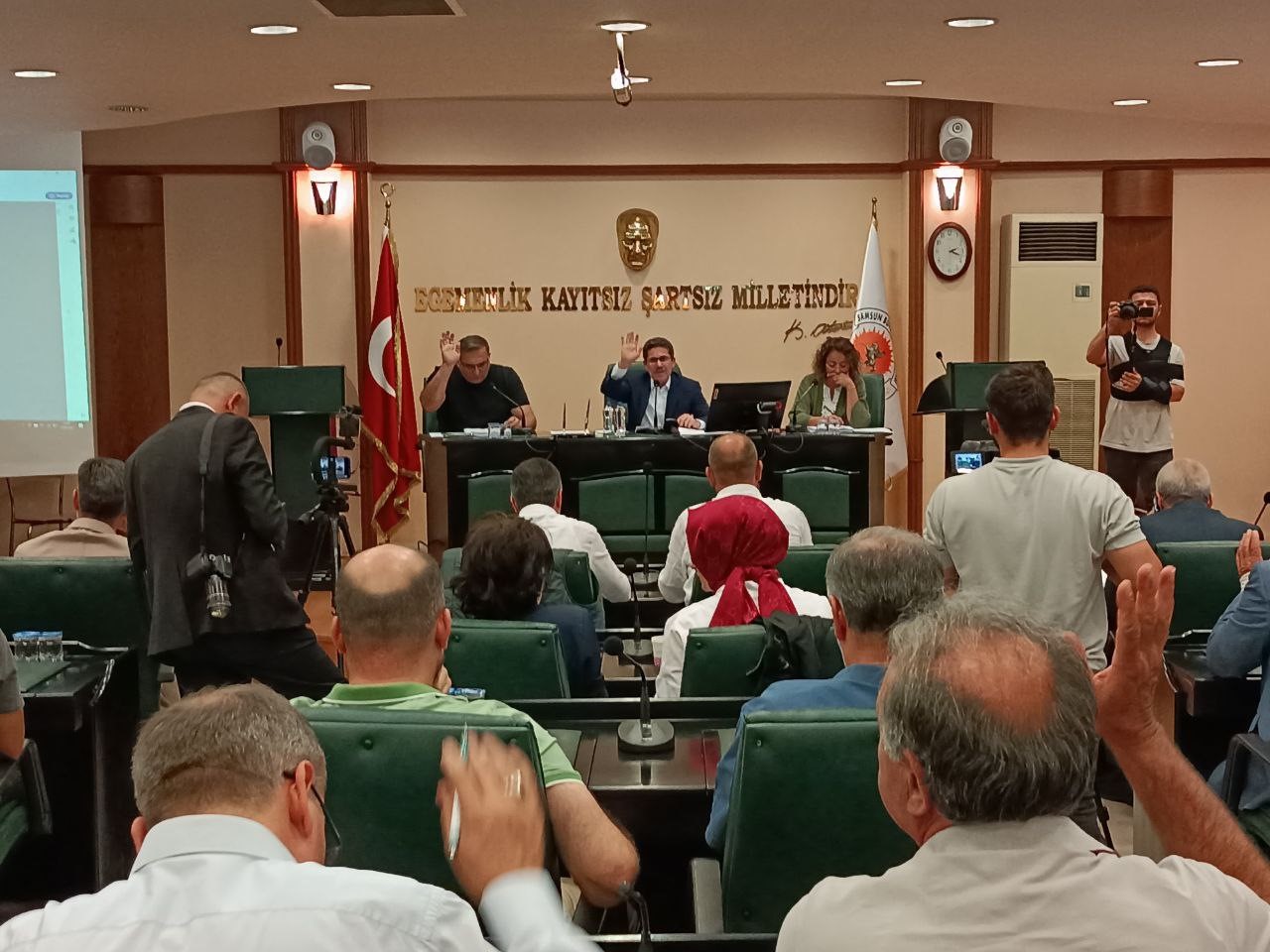 Samsun Büyükşehir Belediyesi'nde 40 madde görüşüldü!
