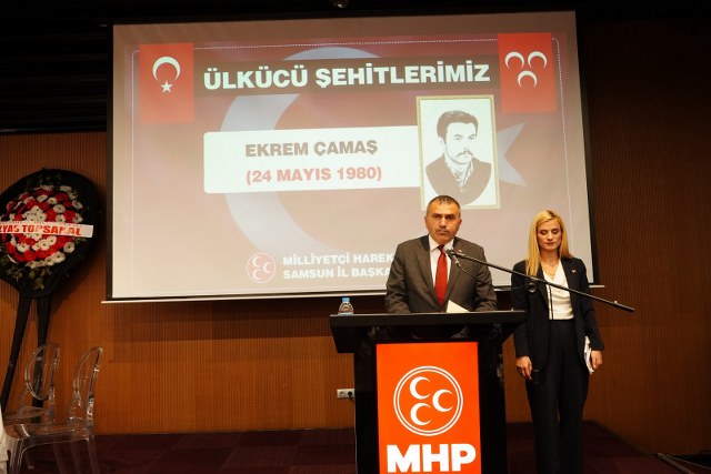 Samsun'da MHP 12 Eylül şehitlerini andı