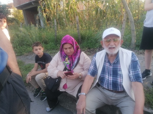 Çarşamba'da karı koca yanmaktan son anda kurtuldu