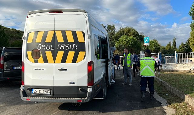 Samsun'da 17 okul servisine 23 bin lira para cezası