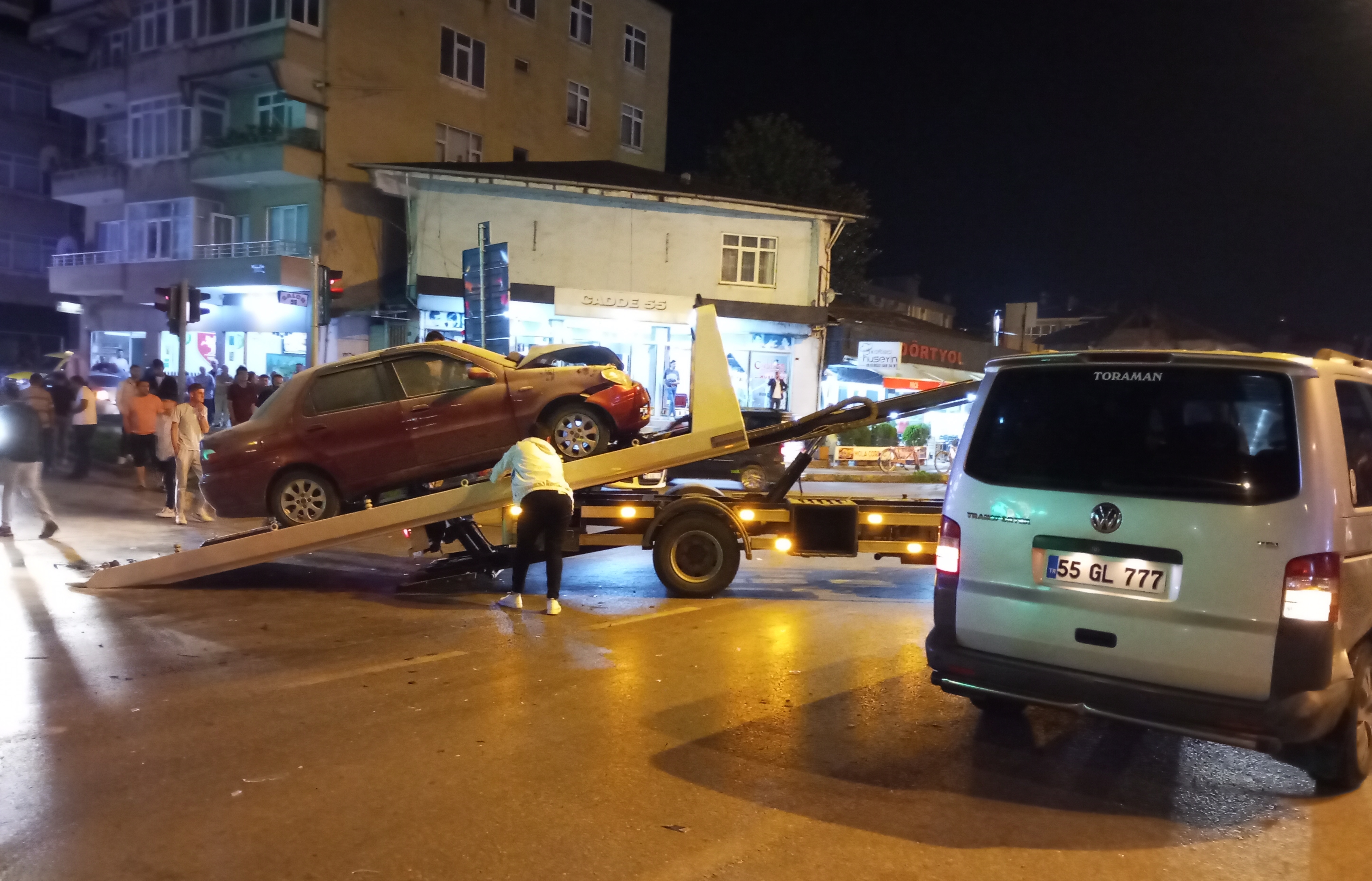 Samsun’da trafik kazası! 7 yaralı