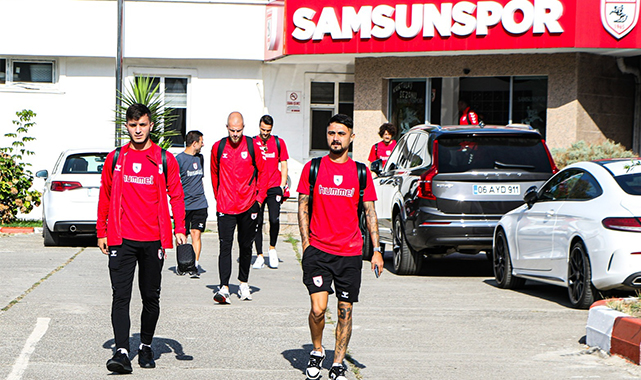 Samsunsporlu futbolcular Antalya yolcusu! 3 puan sözü verdiler