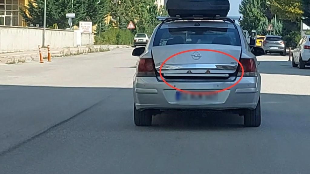 Samsun'daki sürücüden akıl almaz çözüm!