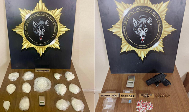 Samsun'da uyuşturucu operasyonu! 10 şüpheli yakalandı