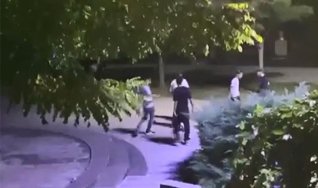 Samsun'da gece yarısı sokak kavgası!