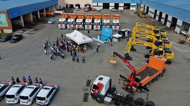 Samsun Büyükşehir Belediyesi 4 yılda 509 hizmet aracı aldı