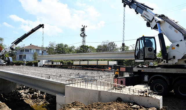 Hamzalı Köprüsü'nün yüzde 85'i tamamlandı