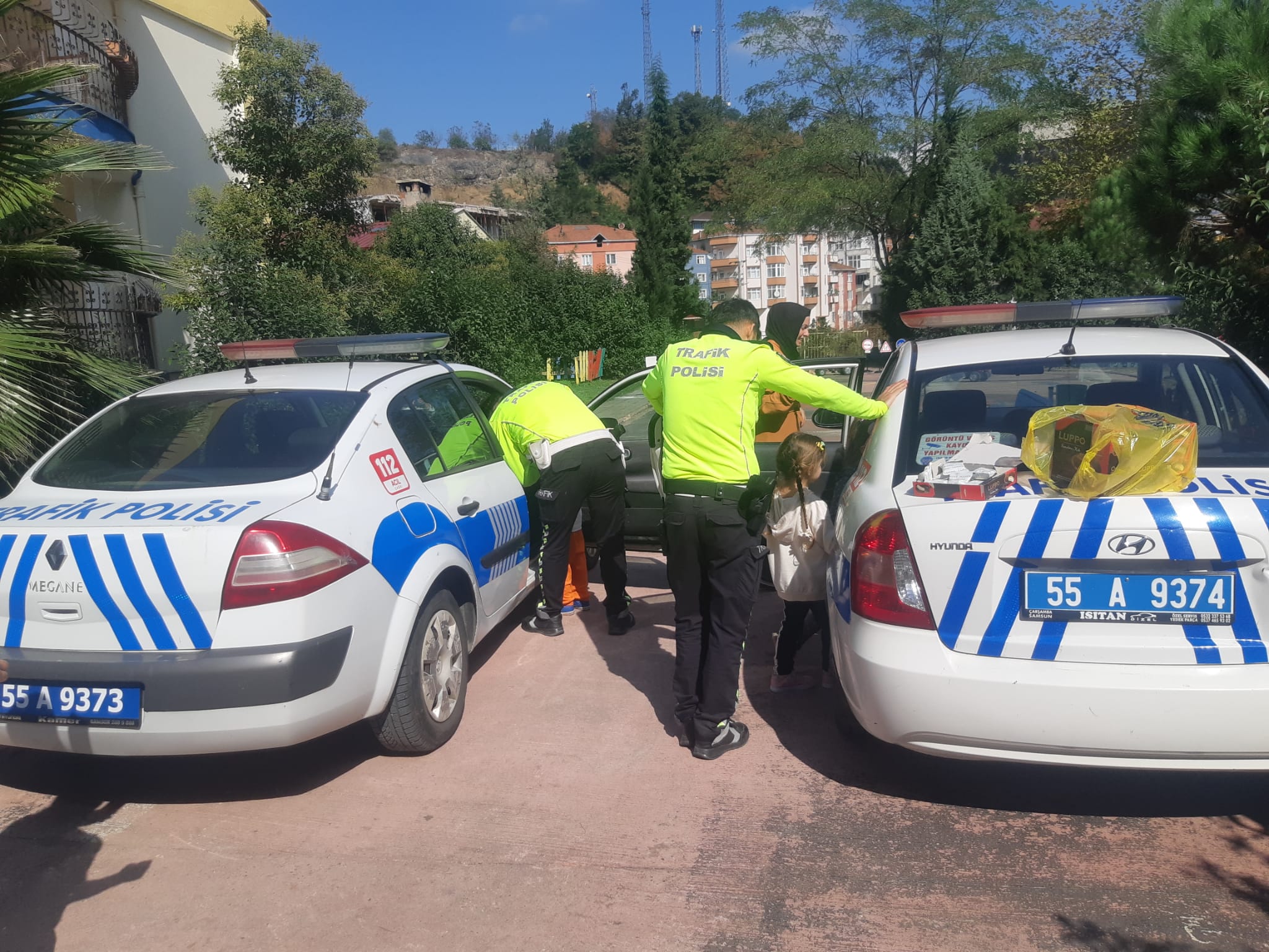 Salıpazarı'nda miniklere trafik eğitimi