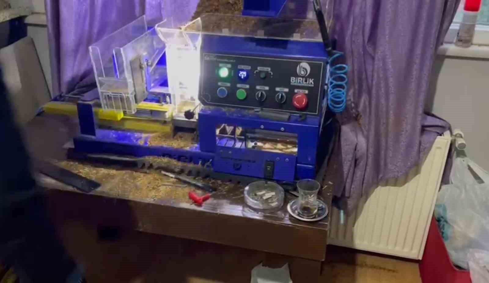 Samsun'da 39 bin 200 makaron ele geçirildi