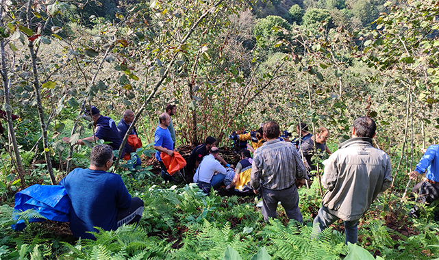 Samsun'da uçuruma yuvarlanan minibüsteki 4 kişi yaralandı