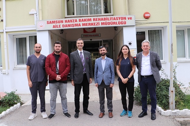 Havza’da hastanın ayağına gidiliyor! Yerinde hizmet