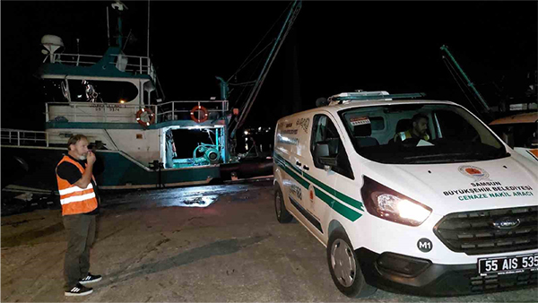 Samsun'da şok! Balık avına çıkan teknenin ağına ceset takıldı!
