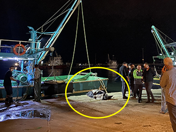 Samsun'da şok! Balık avına çıkan teknenin ağına ceset takıldı!