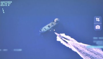 Dünyada ilk! Hedef gemi battı