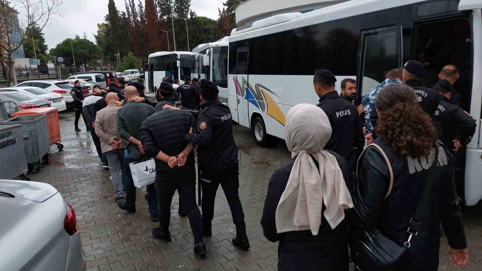 Samsun merkezli kafes operasyonunda yeni gelişme! 28 şahıs adliyeyede